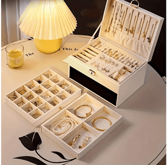 Compact Travel Jewelry Box