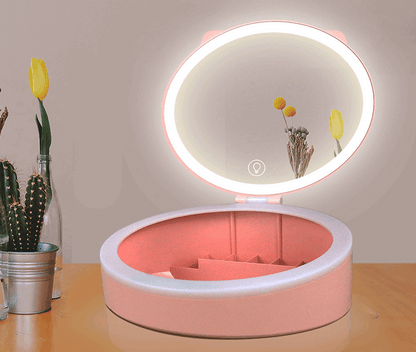 LED Makeup Mirror Desktop